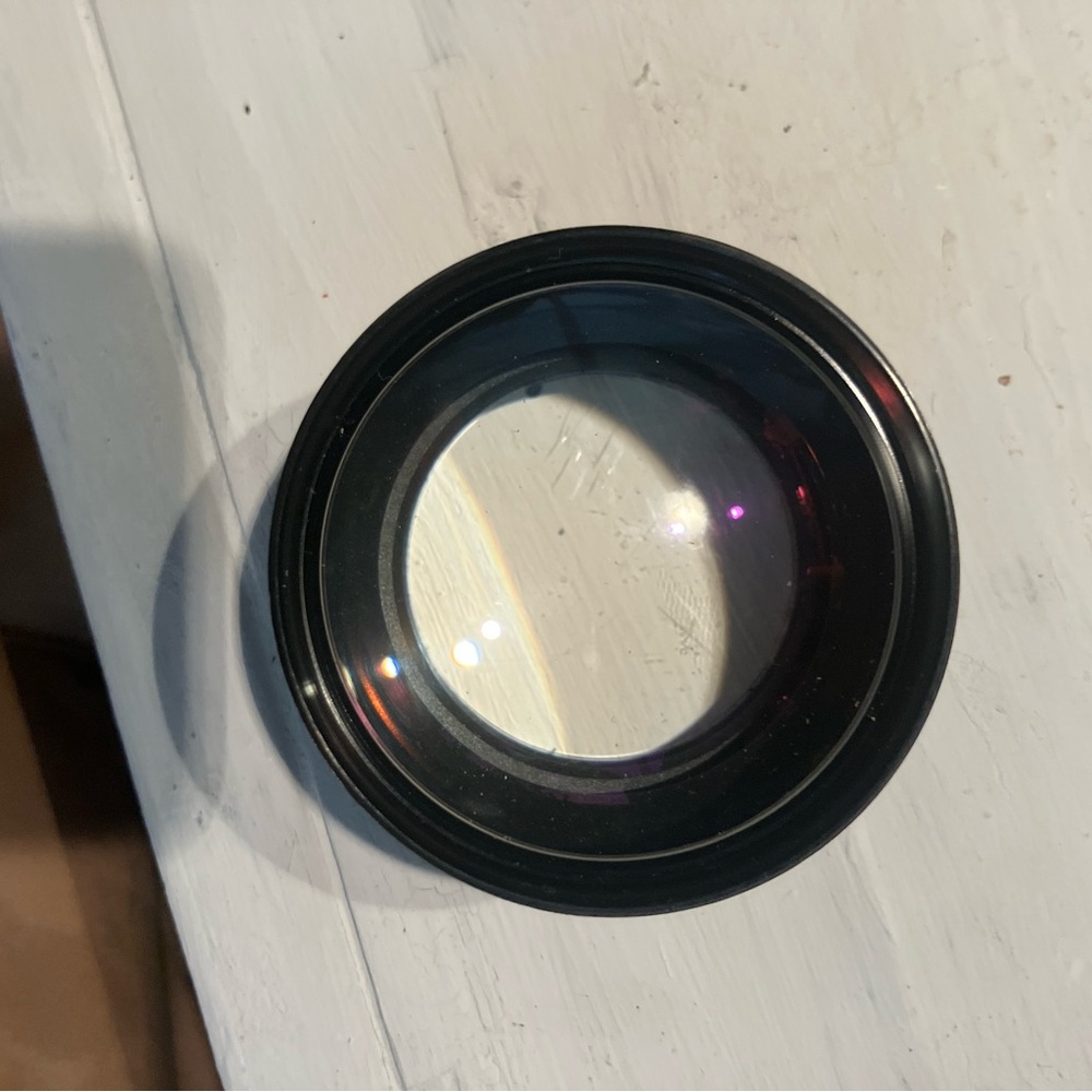 Black Circular Lens Filter
